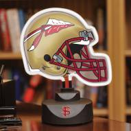 Florida State Seminoles Neon Helmet Desk Lamp