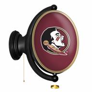 Florida State Seminoles Oval Rotating Lighted Wall Sign