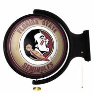Florida State Seminoles Round Rotating Lighted Wall Sign