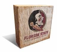 Florida State Seminoles Team Logo Block