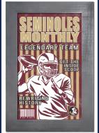 Florida State Seminoles Team Monthly 11" x 19" Framed Sign