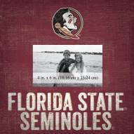 Florida State Seminoles Team Name 10" x 10" Picture Frame