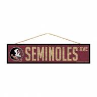 Florida State Seminoles Wood Avenue Sign