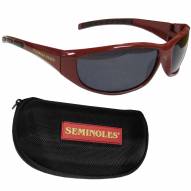 Florida State Seminoles Wrap Sunglasses and Case Set