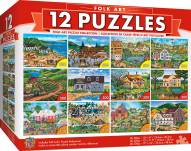 Folk Art Bundle 12-Pack Puzzles