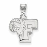 Fordham Rams Sterling Silver Small Pendant