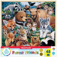 Forest Friends 48 Piece Wood Puzzle