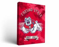 Fresno State Bulldogs Banner Canvas Wall Art