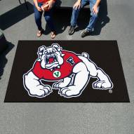 Fresno State Bulldogs Black Ulti-Mat Area Rug