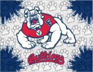 Fresno State Bulldogs Logo Canvas Print