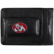 Fresno State Bulldogs Leather Cash & Cardholder