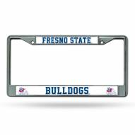 Fresno State Bulldogs NCAA Chrome License Plate Frame