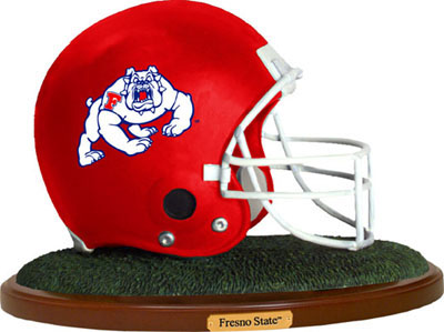 Fresno State Bulldogs Collectible Football Helmet Figurine