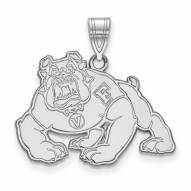 Fresno State Bulldogs Sterling Silver Large Pendant
