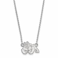 Fresno State Bulldogs Sterling Silver Small Pendant Necklace