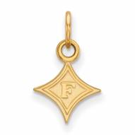 Furman Paladins NCAA Sterling Silver Gold Plated Extra Small Pendant