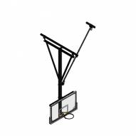 Gared Side Fold / Side Braced Ceiling Suspended Basketball Backstop