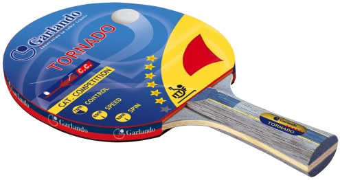 Garlando Tornado 6 Star Table Tennis Paddle