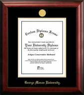 George Mason Patriots Gold Embossed Diploma Frame