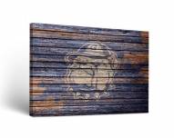 Georgetown Hoyas Weathered Canvas Wall Art