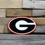 Georgia Bulldogs 12" Steel Logo Sign