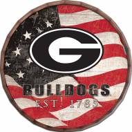 Georgia Bulldogs 16" Flag Barrel Top