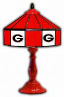 Georgia Bulldogs 21" Glass Table Lamp