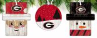 Georgia Bulldogs 3-Pack Christmas Ornament Set