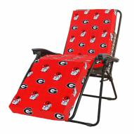 Georgia Bulldogs 3 Piece Chaise Lounge Chair Cushion