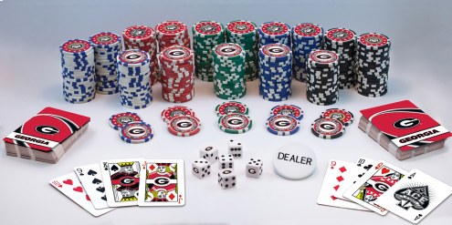 Georgia Bulldogs 300 Piece Poker Set