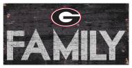 Georgia Bulldogs 6" x 12" Family Sign