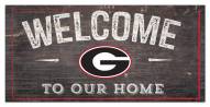 Georgia Bulldogs 6" x 12" Welcome Sign