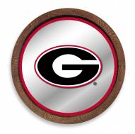 Georgia Bulldogs Barrel Top Mirrored Wall Sign