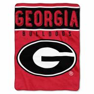Georgia Bulldogs Basic Raschel Blanket