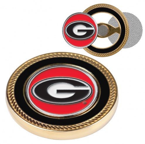 Georgia Bulldogs Challenge Coin with 2 Ball Markers