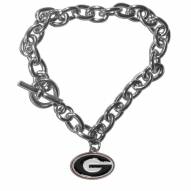 Georgia Bulldogs Charm Chain Bracelet
