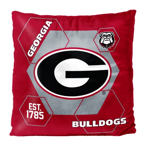 Georgia Bulldogs Connector Double Sided Velvet Pillow