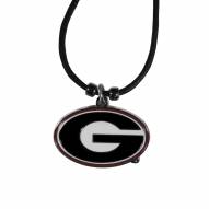 Georgia Bulldogs Cord Necklace