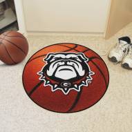 Georgia Bulldogs Dog Head Basketball Mat