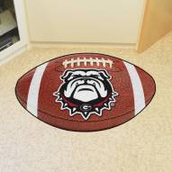 Georgia Bulldogs Dog Head Football Floor Mat