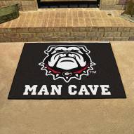 Georgia Bulldogs Dog Head Man Cave All-Star Rug