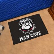 Georgia Bulldogs Dog Head Man Cave Starter Mat