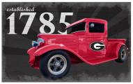 Georgia Bulldogs Established Truck 11" x 19" Sign