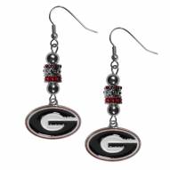 Georgia Bulldogs Euro Bead Earrings