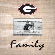 Georgia Bulldogs Family Picture Frame