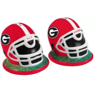 Georgia Bulldogs Football Helmet Salt and Pepper Shakers