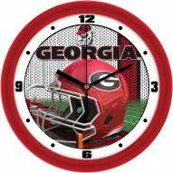 Georgia Bulldogs Football Helmet Wall Clock