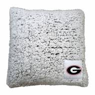 Georgia Bulldogs Frosty Throw Pillow
