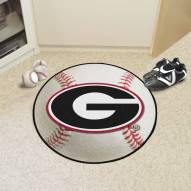 Georgia Bulldogs "G" Baseball Rug