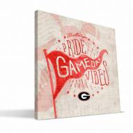 Georgia Bulldogs Gameday Vibes Canvas Print